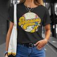 Lets Go Bananas Banana Playing Baseball Baseball Player T-Shirt Gifts for Her