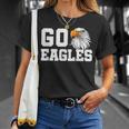 Go Eagles School Team Spirit Dress Up Day Eagle Mascot T-Shirt Gifts for Her