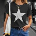 Gráfico De Estrella Blanca Grande Estrella De Estilo Retrointage Camiseta unisex Regalos para ella