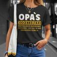 Grandpa's Taxi Enkeltaxi Chauffeur Auto Fahren Bringen Und Holen T-Shirt Geschenke für Sie