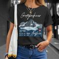 Großglockner Austria Gipfel Der Berg Ruft Cool Hiking T-Shirt Geschenke für Sie