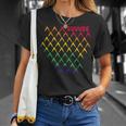 Gude Abbelwoiglas Bembel Pattern Hessen Äppler Lgbt Pride T-Shirt Geschenke für Sie