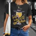 Halloween Witch Way To The Wine Witch T-Shirt Gifts for Her