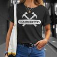 Hammer Type Diy Craftsman Party Hammer T-Shirt Geschenke für Sie