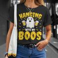 Happy Halloween Hanging With My Boos Halloween Ghost T-Shirt Gifts for Her