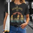 Heartland Retrointage Sunset T-Shirt Geschenke für Sie