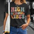 High School Vibes High School Team Retro 1St Day Of School T-Shirt Gifts for Her
