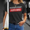 Hinten Steht Auch Was Lustiger Cooler Saying T-Shirt Geschenke für Sie