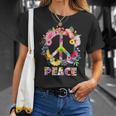 Hippie Symbole De Paix Fleur Colorée Idée Cadeau Enfant T-Shirt Cadeaux pour elle