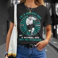 Hockey Sobre Hielo Soy Un Niño De Hockey Como Un Niño Normal Pero Mucho Más Fresco Camiseta unisex Regalos para ella