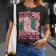 Howdy First Grade 1St Grade Teacher Western Cowboy Cowgirls T-Shirt Gifts for Her