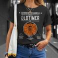 Hu Plaque Schonend Behandeln Oldtimer Ist 60 Birthday T-Shirt Geschenke für Sie