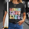 Hugs & High Fives Lunch Lady Vibes School Appreciation T-Shirt Gifts for Her