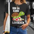 Ich Bin Da Kann Losgehen Schildkröte Sneakers Zu Lät Kommen T-Shirt Geschenke für Sie