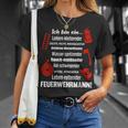 Ich Bin Ein Feuerwehrmannoluntary Fire Brigade Ich Bin Ein T-Shirt Geschenke für Sie