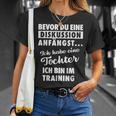 Ich Habe Eine Tochter -Ater Und Tochter T-Shirt Geschenke für Sie