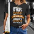 Ich Habe Eineerrückte Schwester Schwester T-Shirt Geschenke für Sie