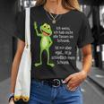 Ich Habe Nicht Alle Masse Im Schrank Frosch Ich Habe Nicht Alle Tassen T-Shirt Geschenke für Sie