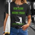 Ich Liebe Es Wenn Meine Frau Mich Jagen Go Llassen T-Shirt Geschenke für Sie