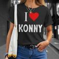 Ich Liebe Konny T-Shirt Geschenke für Sie