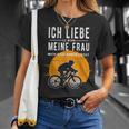 Ich Liebe Meine Frau Wenn Sie Mich Radfahren Lässt Lässt T-Shirt Geschenke für Sie