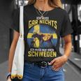 Ich Muss Gar Nichts Ich Muss Nur Nach Sweden T-Shirt Geschenke für Sie