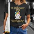 Ich Schaue Nicht Böse Süßer Einhorn With Humour Sar T-Shirt Geschenke für Sie