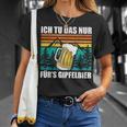 Ich Tu Das Nur Fürs Gipfelbier Trekking Montagna Birra Alpinismo Maglietta Regalos para ella