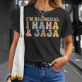 I'm Bilingual Ihaha And Jaja Spanish Teacher Maestra Latina T-Shirt Gifts for Her