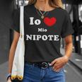 Io Amo Mio Nipote Io Cuore Mio Nipote Maglietta Regalos para ella