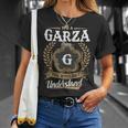 It's A Garza Thing You Wouldn't Understand Personalized Last Name Garza Family Crest Coat Of Arm T-Shirt Gifts for Her