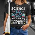 It's Like Magic But Real Science Maglietta Regalos para ella