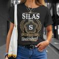 It's A Silas Thing You Wouldn't Understand Personalized Last Name Silas Family Crest Coat Of Arm T-Shirt Gifts for Her