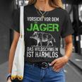 Jagd Jägerorsichtor Dem Jäger Wild Boar Is Harmlos T-Shirt Geschenke für Sie