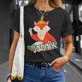 Jannik Nome Ragazzo Simpatico Con Unaolpe Cool Maglietta Regalos para ella