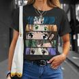 Japón Regalo Niños Niñas Manga Japonesa Regalo De Anime Sin Mangas Camiseta unisex Regalos para ella
