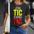 Je Suis Tic Je Cherche Tac Duo Tic Et Tac Deguisement Deux T-Shirt Cadeaux pour elle