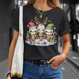 Jolie Glace De Noël Père Noël Renne Elfe Pour S Hommes Enfants T-Shirt Cadeaux pour elle