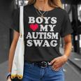 Jungen Lieben Meinen Autismus Swag Lustige Autistische Mädchen Bewusstseins-Idee T-Shirt Geschenke für Sie