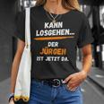 Jürgen Saying First Name Kann Losgehen T-Shirt Geschenke für Sie