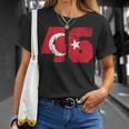 Kahramanmaras 46 Memleket Turkish Flag T-Shirt Geschenke für Sie