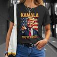 Kamala Du Bist Gefeuert Lustiger Präsident Trump Lacht Über Kamala T-Shirt Geschenke für Sie