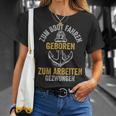 Kapitän To Boat Driving Geboren T-Shirt Geschenke für Sie