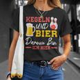 Kegel Und Bier T-Shirt Geschenke für Sie