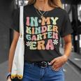 In My Kindergarten Era Groovy Kindergarten Back To School T-Shirt Gifts for Her
