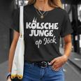 Kölsche Junge Op Jöck Kölner Unterwegs Cologne T-Shirt Geschenke für Sie