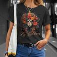 La Catrina Cool Dia De Los Muertos La Catrina T-Shirt Geschenke für Sie