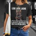 Lebe Liebe Lache Wenn Das Nicht Hilft Laden Ziele Schiesse T-Shirt Geschenke für Sie