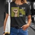 Left Handers What Your Superpower Orgoglioso Sinistro Maglietta Regalos para ella