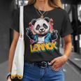 Lennox Beautiful Boys' Name With Cute Panda T-Shirt Geschenke für Sie